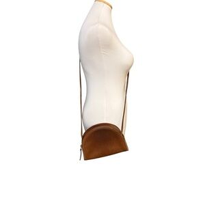 Vintage Coach Kimball  Leather Half-Moon Crossbody Bag - Women's Shoulder Bag